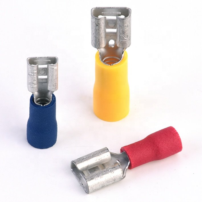 Hampool Electrical Automotive Crimp Cable Electrical Ring Male Butt Insulated Connectors Terminals