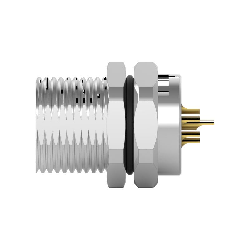 M8 A-Coded 8PIN Front Lock Waterproof Connector