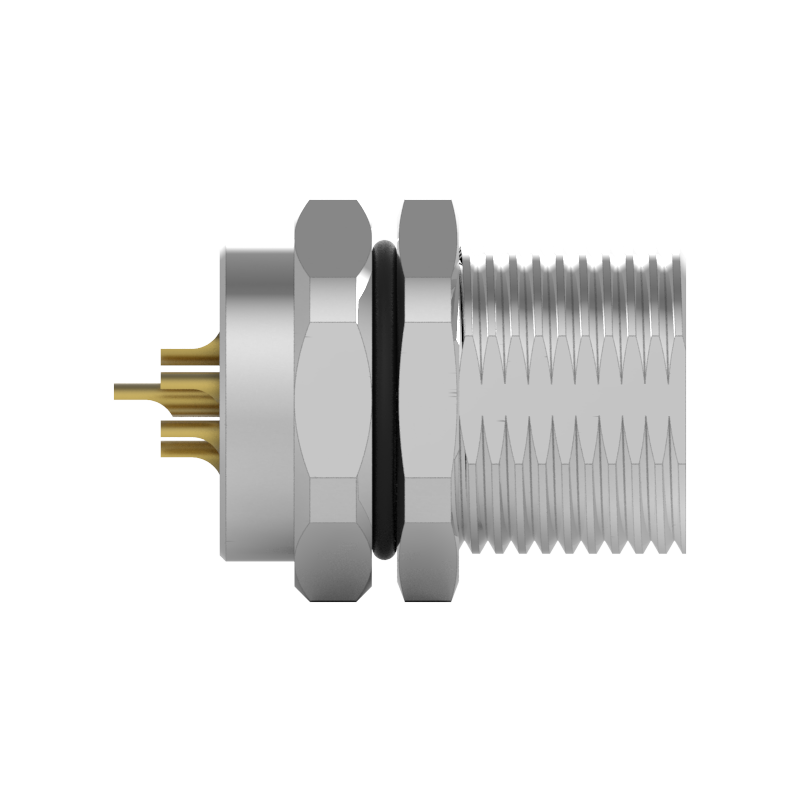 M8 A-Coded 8PIN Front Lock Waterproof Connector