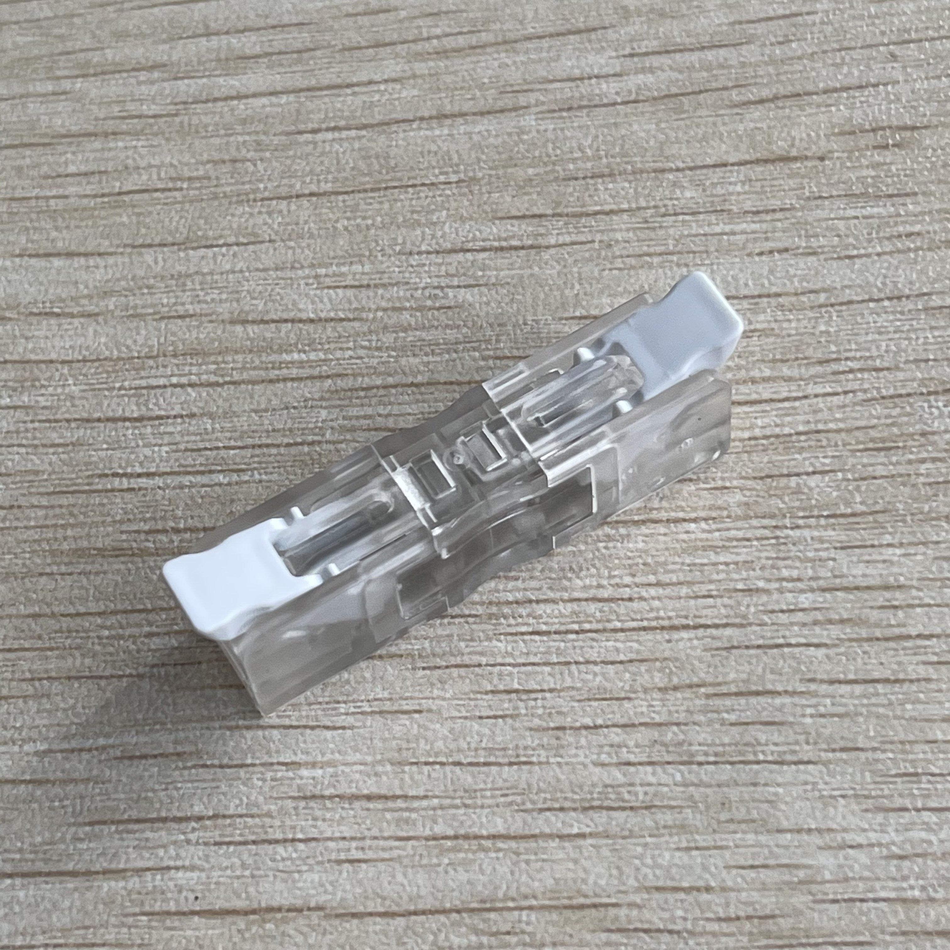 White color 1 Pin quick Compact Lever wire connector for wiring 2-4 mm2