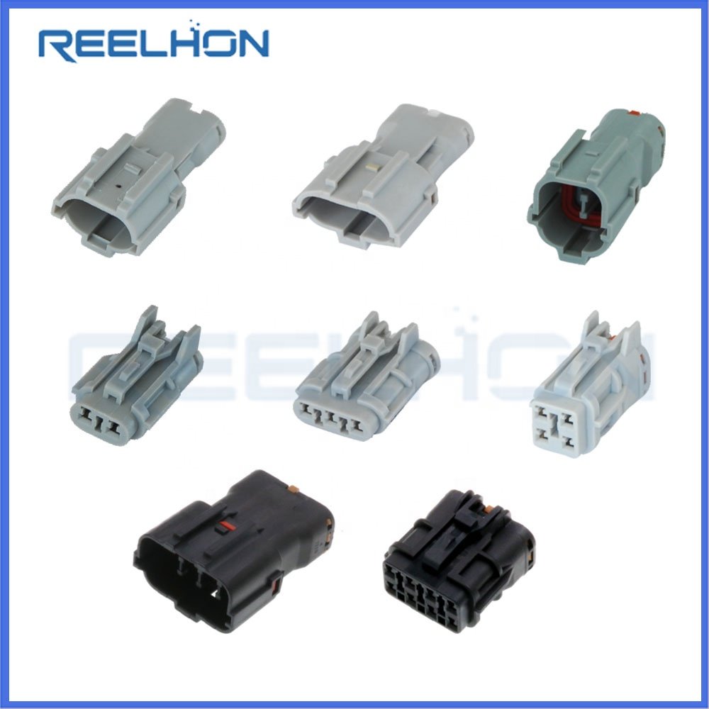 2 3 4 8 Pin Male Female Waterproof Wire Harness Electric Terminal Auto Connector