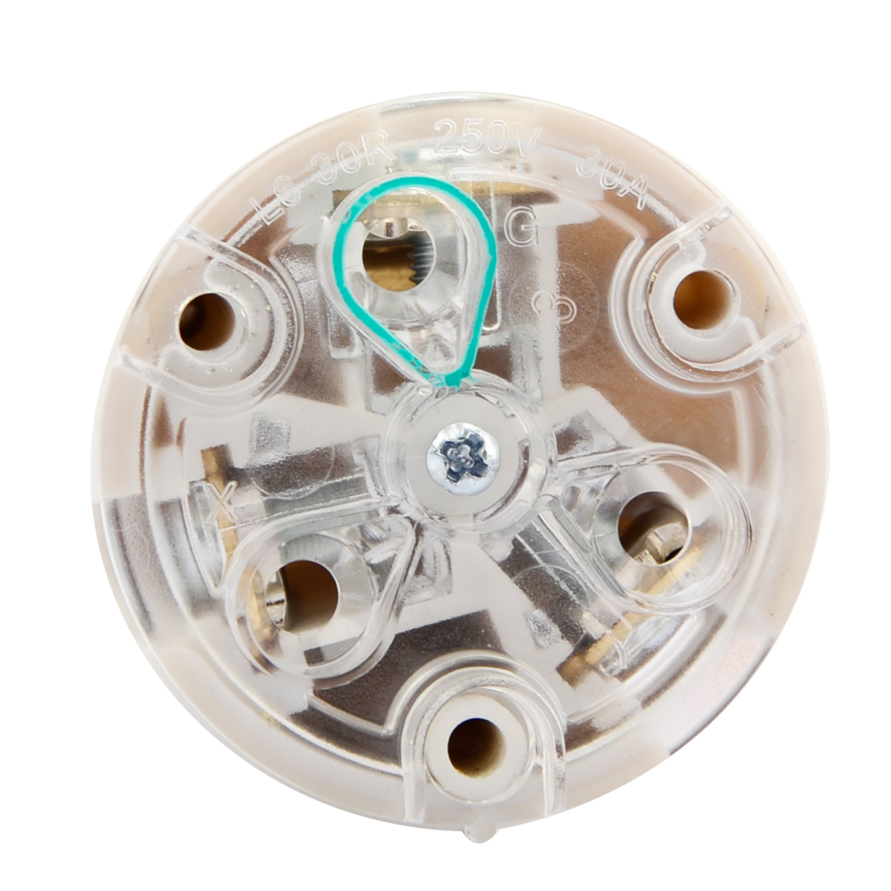 NEMA L6-30R 30 Amp 250 Volt 2 Pole 3 Wire Grounding 7500 Watts Locking Female Plug Connector