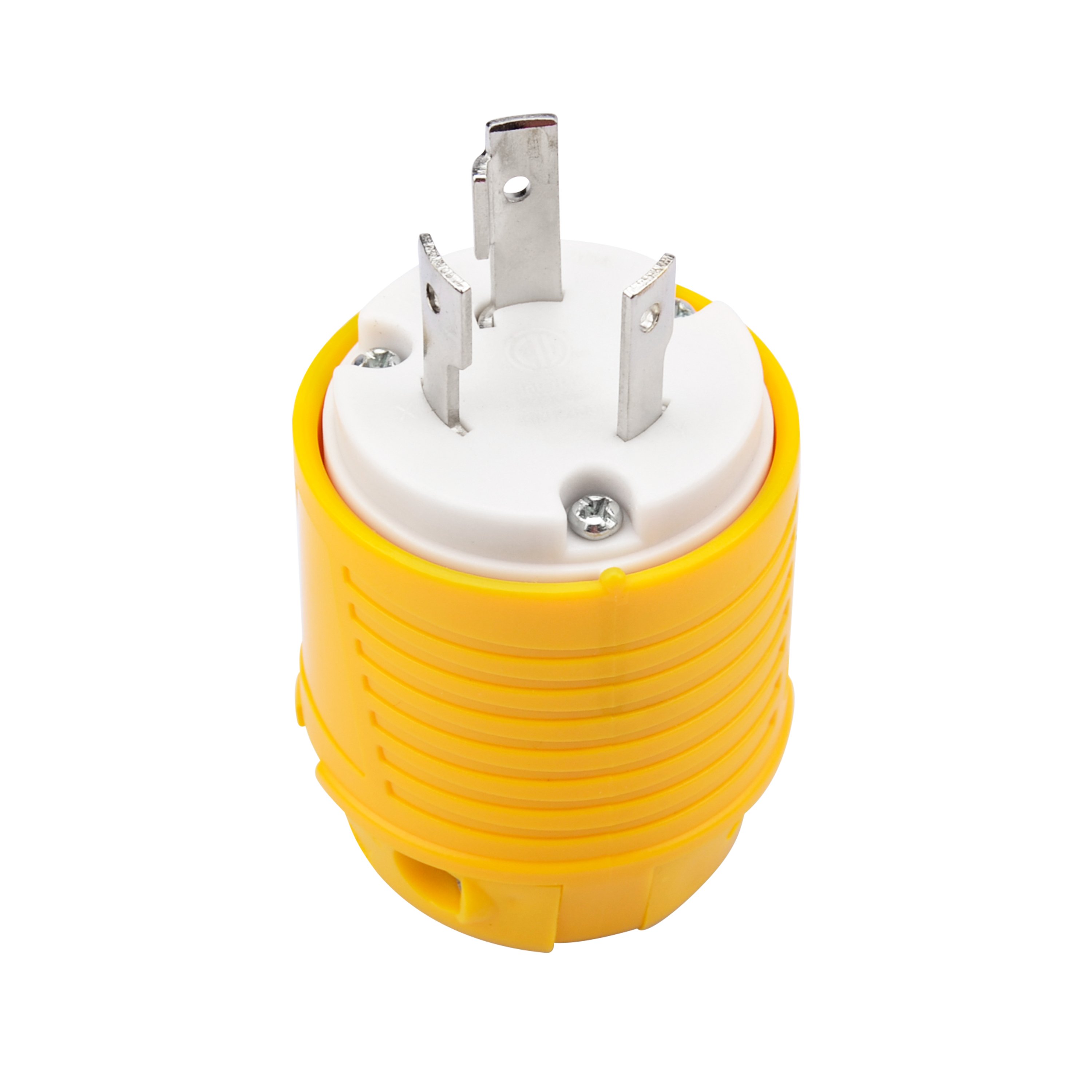 NEMA L6-30R 30 Amp 250 Volt 2 Pole 3 Wire Grounding 7500 Watts Locking Female Plug Connector