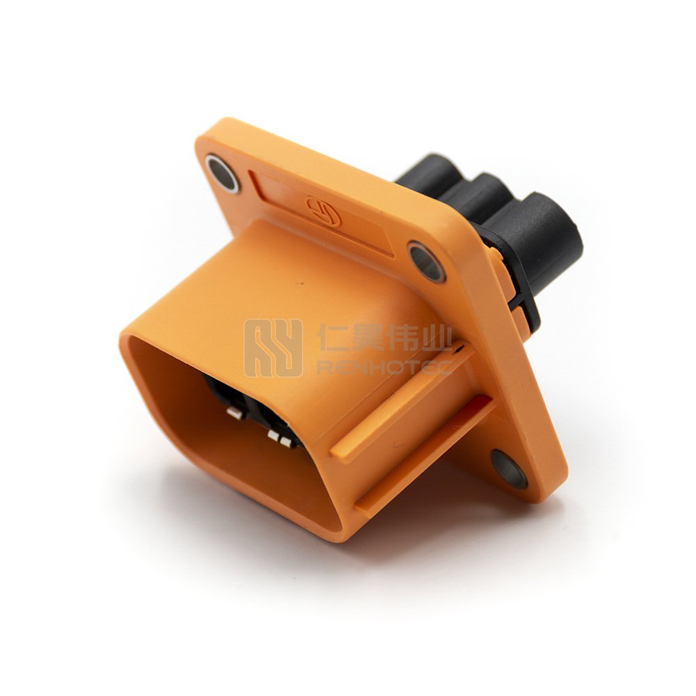 High Voltage Connector 3pole Amp High Voltage Connectors HVIL 2Pos HV Connector Amphenol EV Busbar Battery
