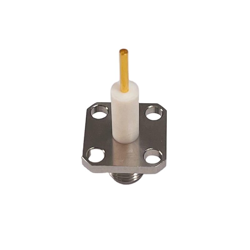 RF SMA Coaxial Connector Male Female 4 Hole Flange Panel Mount PCB Connector
