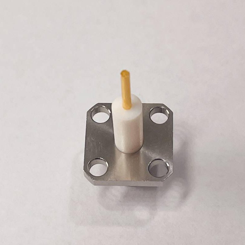 RF SMA Coaxial Connector Male Female 4 Hole Flange Panel Mount PCB Connector
