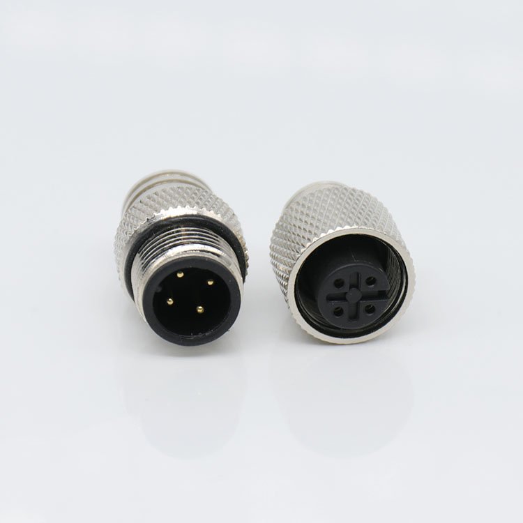 Factory direct sale Waterproof connector ip67 ip68 M8 M12 3 4 5 8 12 17 Pin circular connector M8 M12 waterproof connector