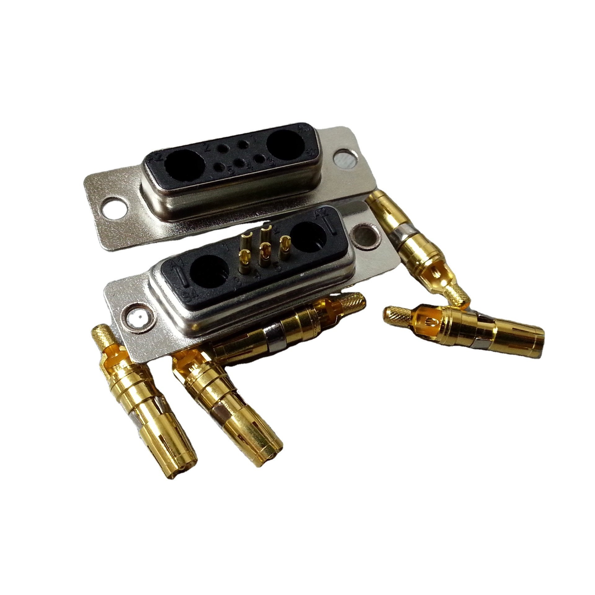 Best Quality D Shape Mixed RF Coaxial D Sub 7W2 Female Connector