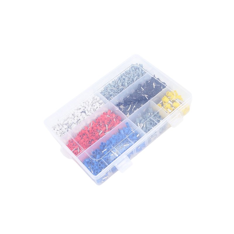 1900pcs E Series Assorted Insulated Electrical Wire Crimp Cable Connector Crimping Tool Kit Terminals Kit