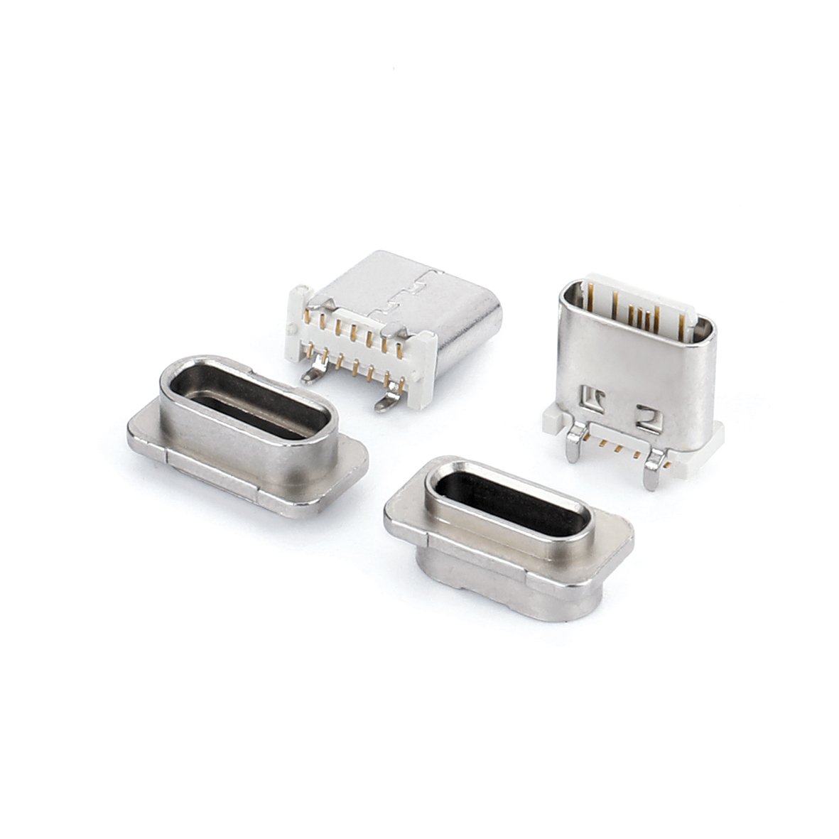 Professional Manufacturer of USB 3.1 Type C 14P Vertical DIP Connector USB C 180Degree DIP Connector