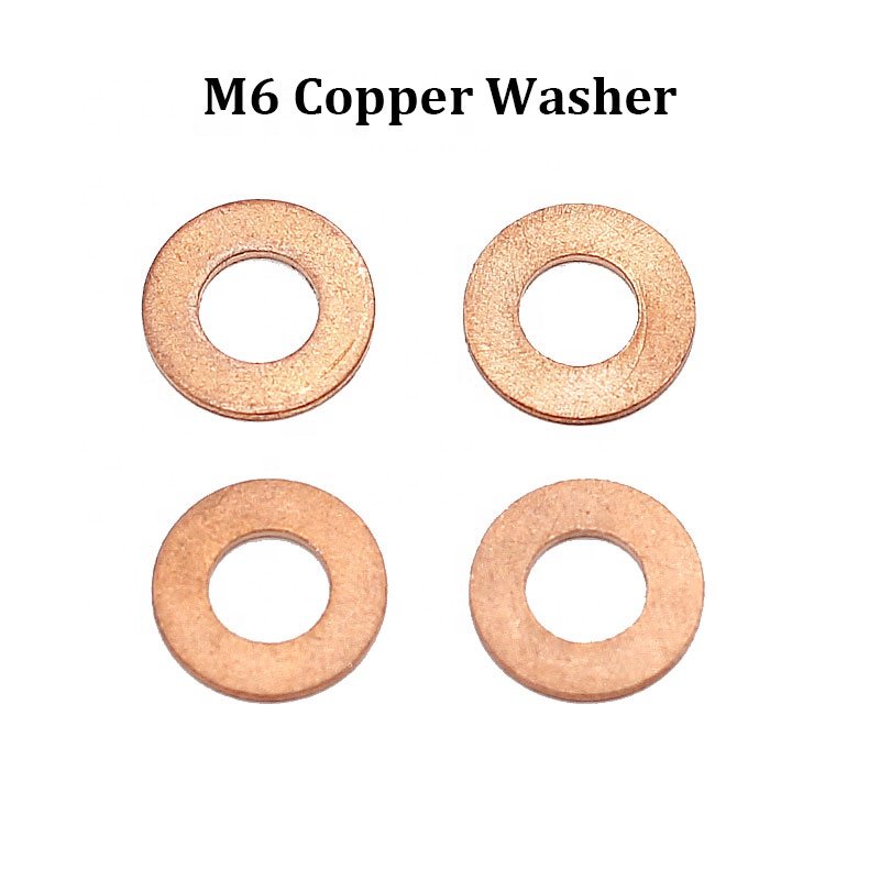 6AWG 1/4 "battery lug copper heavy duty cable terminal Tubular wiring ring terminal connector