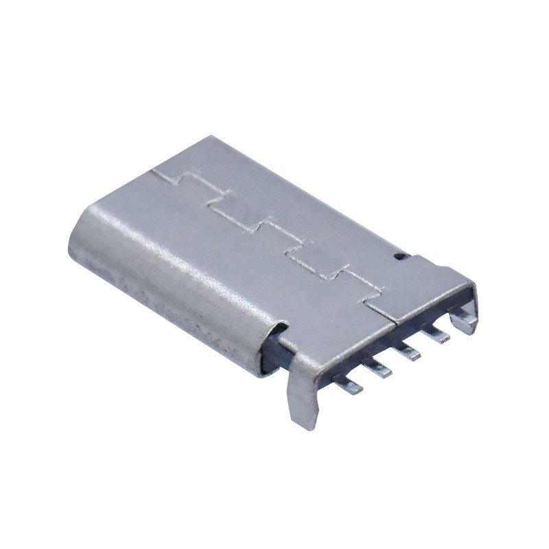 Through hole Micro USB 3.0 V8 male connector for Data cables 5/8/10 Pin Dual row Reversible Micro V8 plug 6+4 Pin Short model