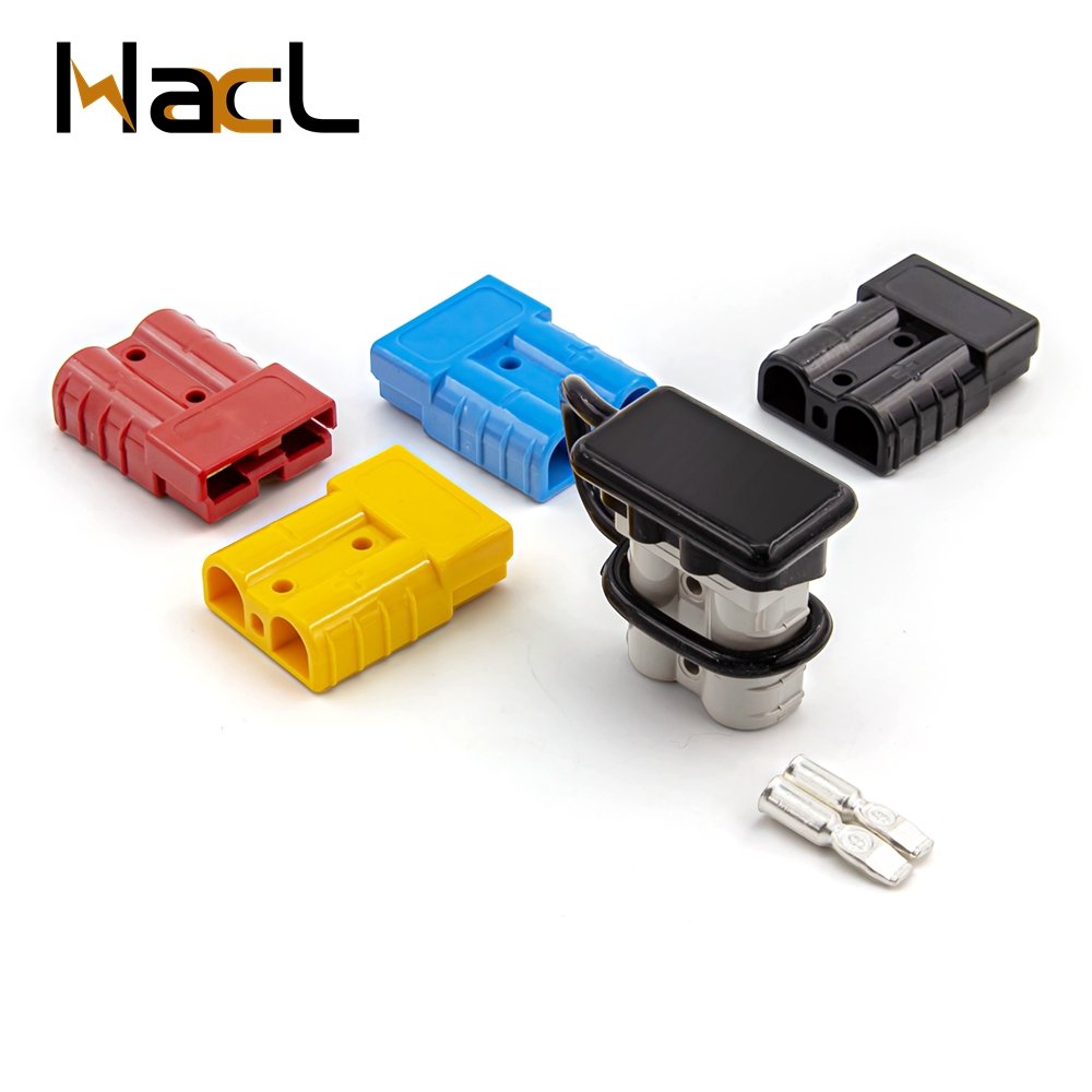 Customizable Red Grey Colors 600V 350A 175A 120A 50A 40A 2Pin Anderson Connector Battery Connector Anderson Plug