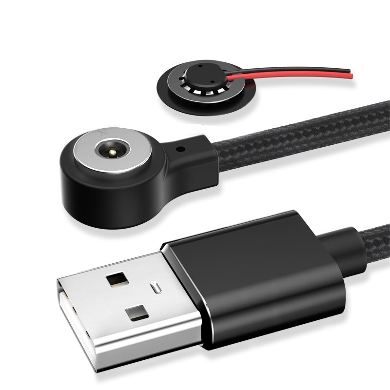 Round 2Pin Male And Female 12V2A Charger Power USB Charging Cable Magnetic 12V Connector With Controller