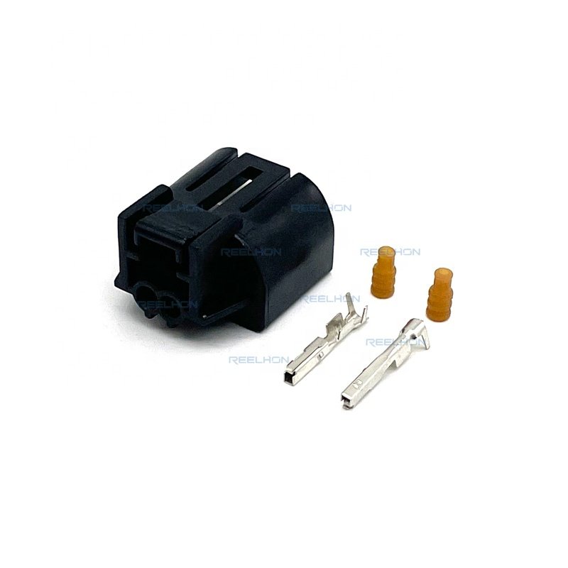 2 Pin Socket Air Conditioner Compressor Solenoid Valve Plug Wire Harness MG644111 Auto Connector Terminal