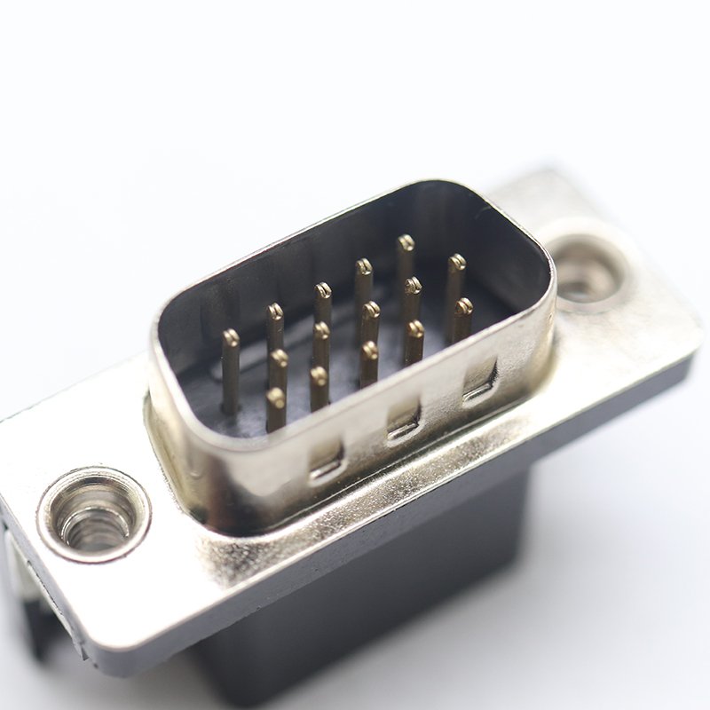 D-SUB 9 Pin Male Female Plug female and male DB15P DB9P DB25P DB37P custom molded cable assemblies right dsub D-SUB connector