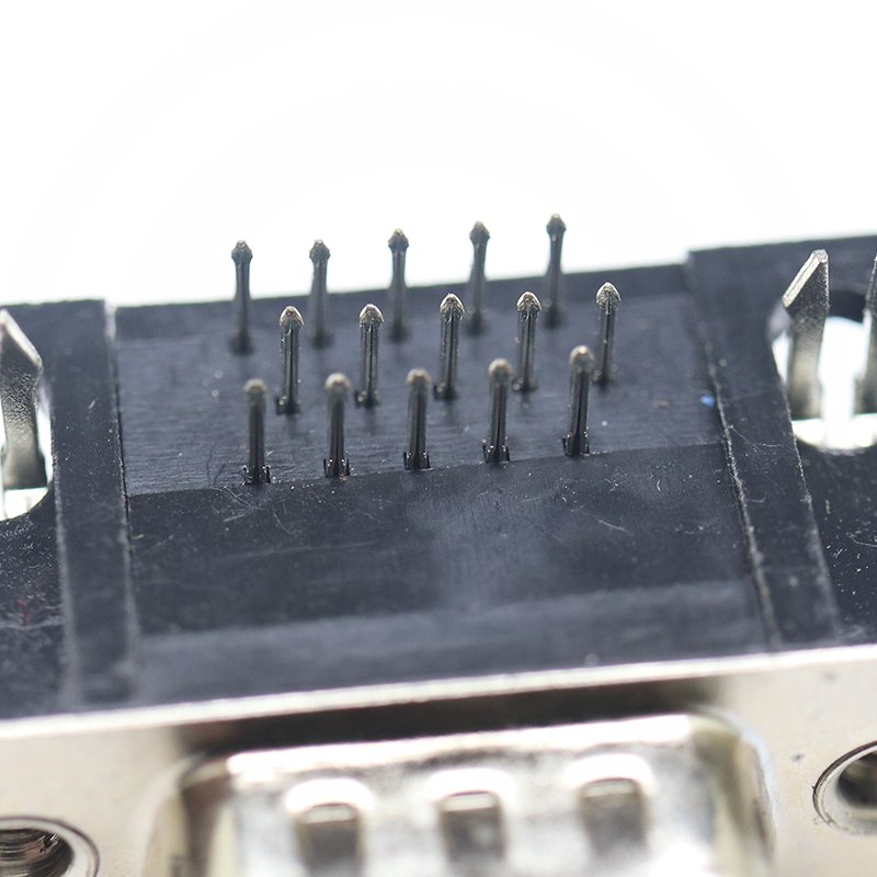 D-SUB 9 Pin Male Female Plug female and male DB15P DB9P DB25P DB37P custom molded cable assemblies right dsub D-SUB connector