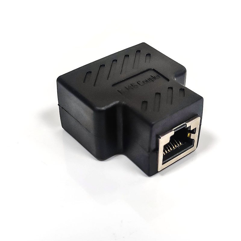 RJ45 switch Connectors Adapter 1 to 2 Ethernet switch Coupler Double Socket HUB