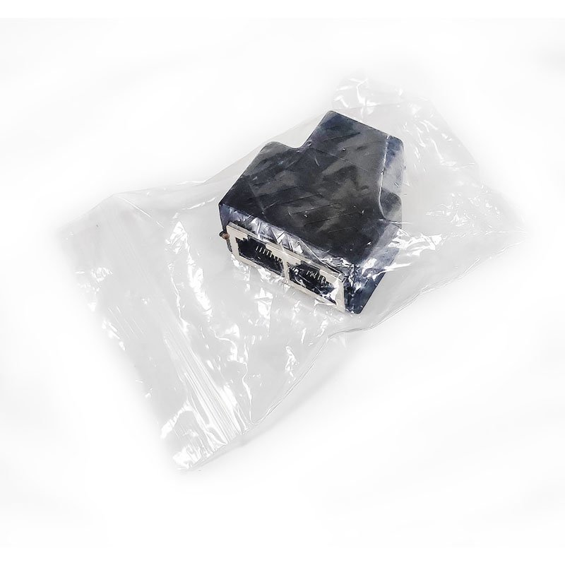 RJ45 switch Connectors Adapter 1 to 2 Ethernet switch Coupler Double Socket HUB