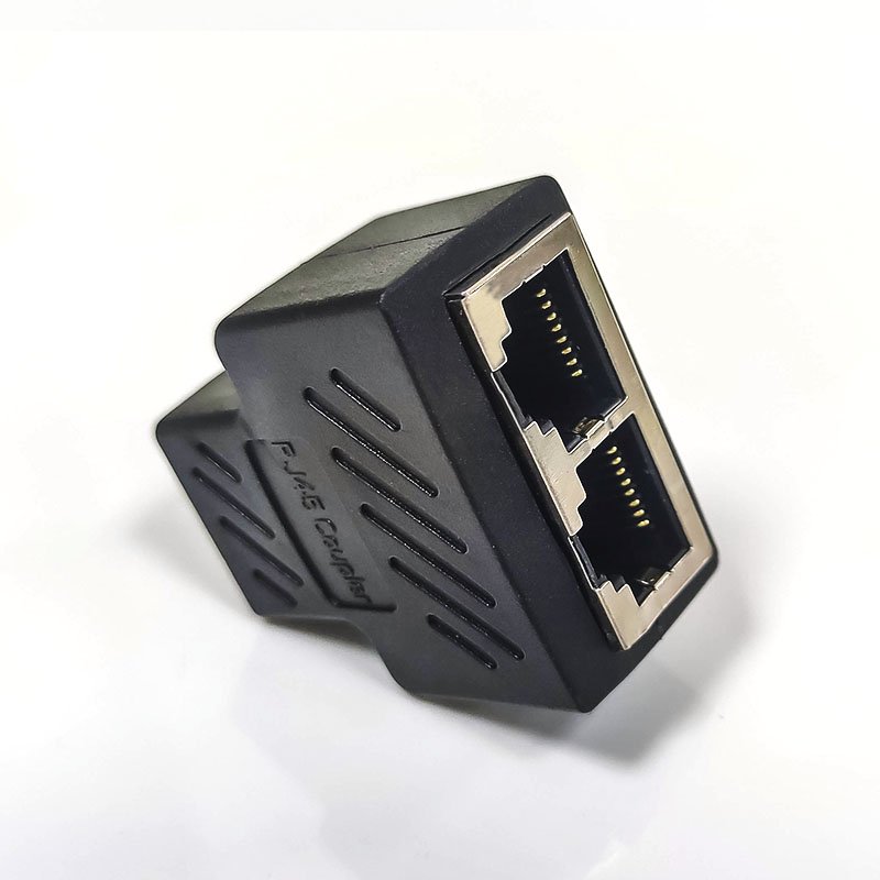 RJ45 switch Connectors Adapter 1 to 2 Ethernet switch Coupler Double Socket HUB