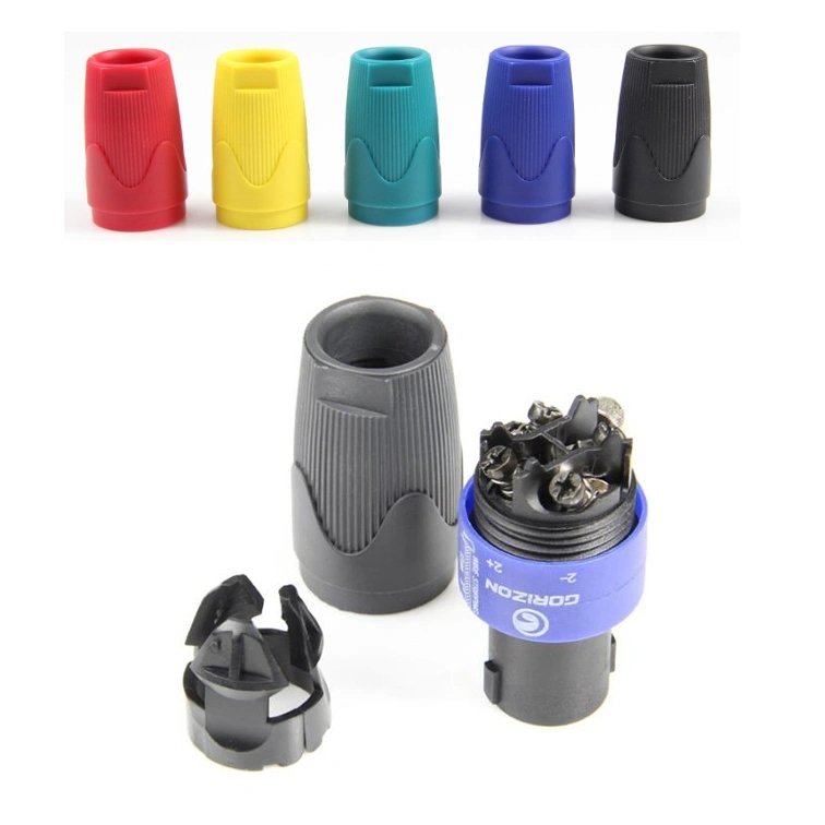 Speaker Connector Brigtht Color NL4 4 Pole Blue Speakon Audio Plugs Male Connector