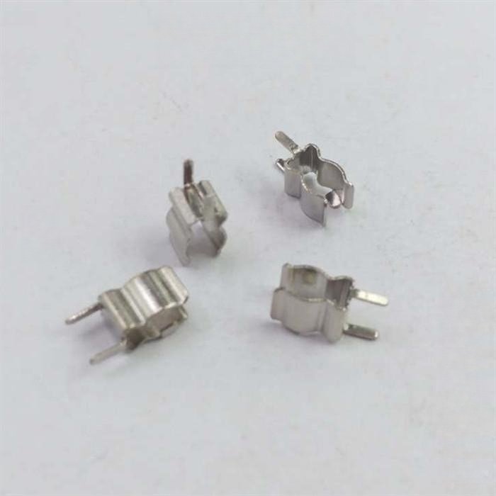 XS 1018 4 Current fuse clip 5 * 20 fuse tube clip PCB fuse connector metal stamping substrate brass connector