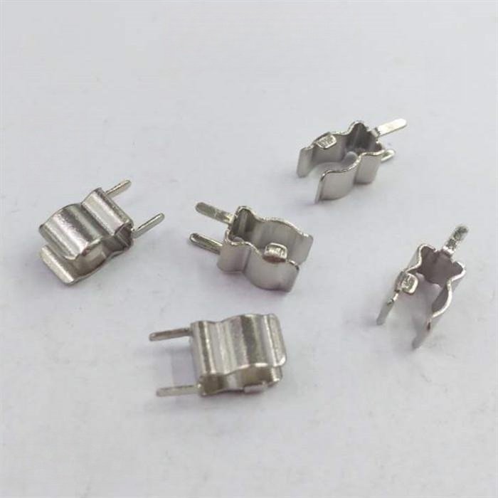 XS 1018 4 Current fuse clip 5 * 20 fuse tube clip PCB fuse connector metal stamping substrate brass connector
