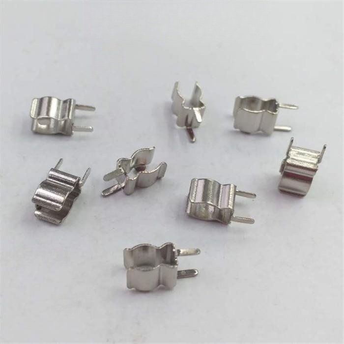 XS 1018 4 Current fuse clip 5 * 20 fuse tube clip PCB fuse connector metal stamping substrate brass connector