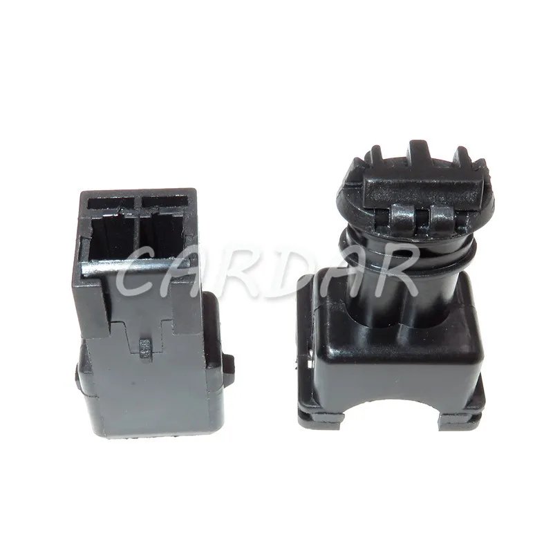 1 Set 2 Pin 282189-1 282762-1 EV1 Auto Fuel Injector Plug Car Waterproof Electrical Wire Connector Automobile Socket