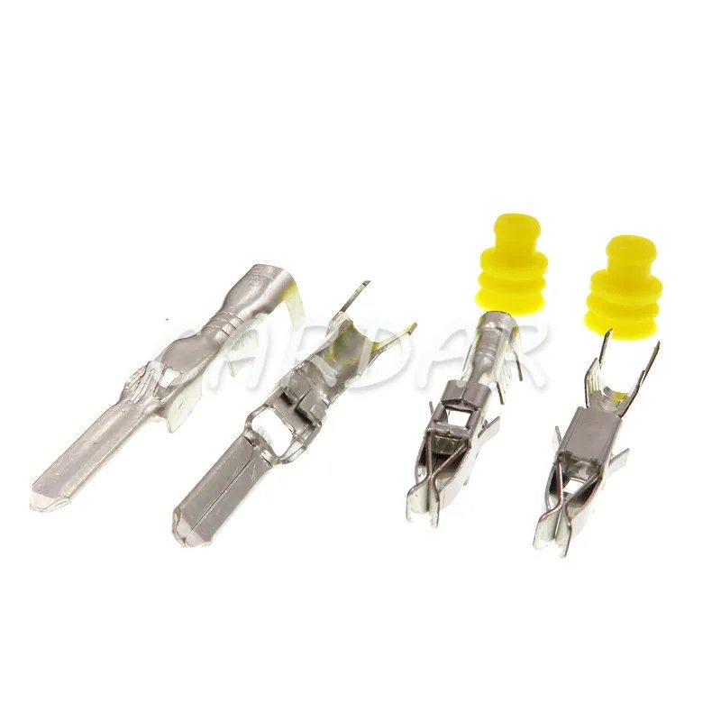 1 Set 2 Pin 282189-1 282762-1 EV1 Auto Fuel Injector Plug Car Waterproof Electrical Wire Connector Automobile Socket