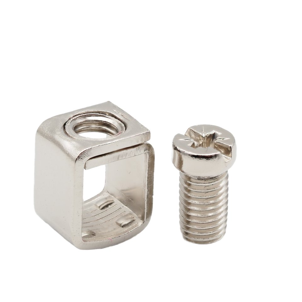 Screw Cage Pcb Terminal Block Connector Screw Electric Terminal Terminal Block Silver Copper Screw Metal Clamp Qd BF T001 CN;SHG