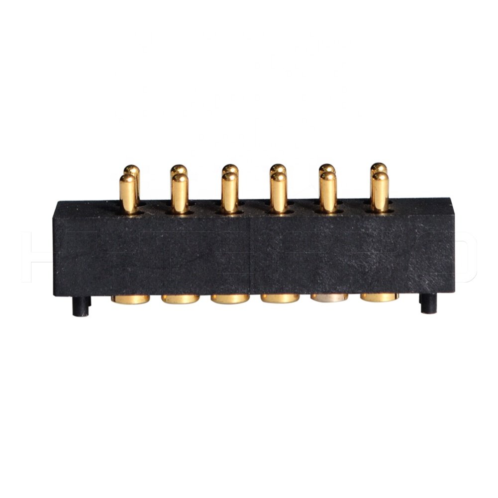 HytePro 12 pin gold plated magnetic pogo pin charging connector