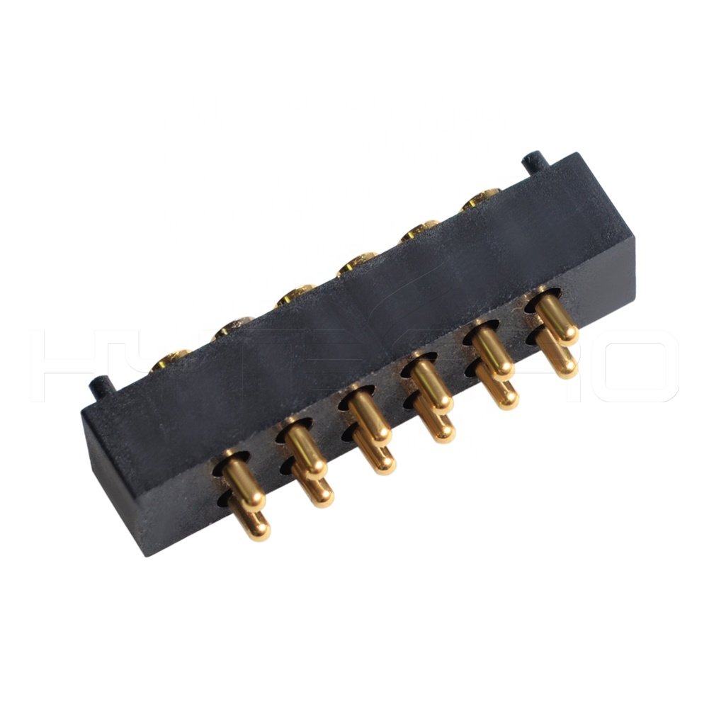 HytePro 12 pin gold plated magnetic pogo pin charging connector