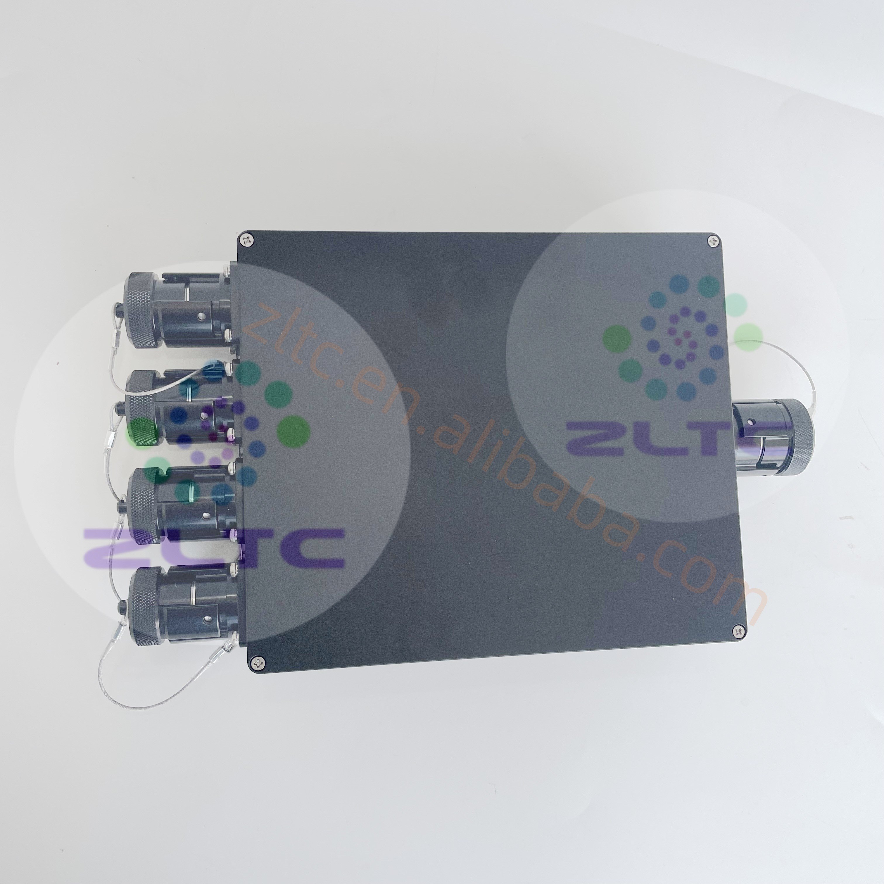 ZLTC YZA 2cores Socket Juction Box TBE003 TBE005 series specialty fiber connector box harsh environment using