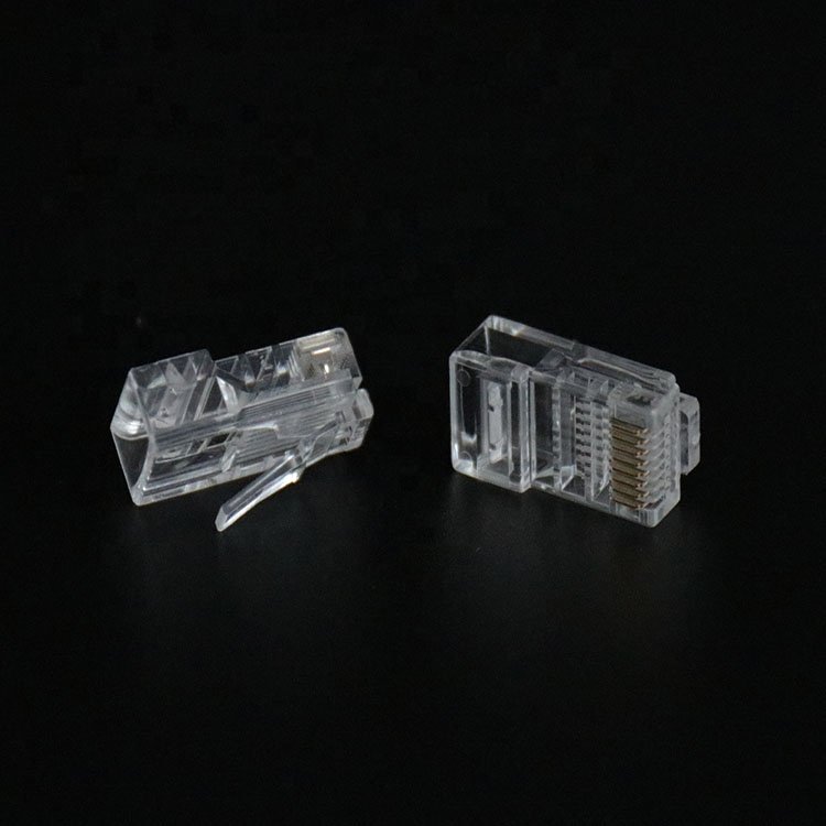 Through Hole Connector RJ45 Plug UTP Cat5 CAT6 UTP Rg45 Pass Through RJ45 Connector