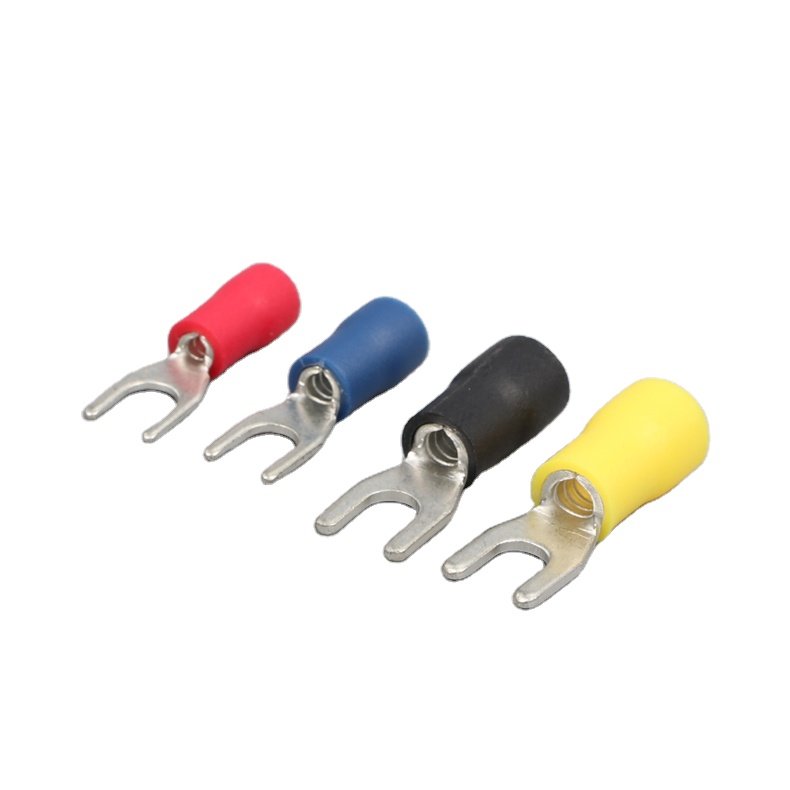 SV PVC insated fork shape wire terminal connector cable shoes