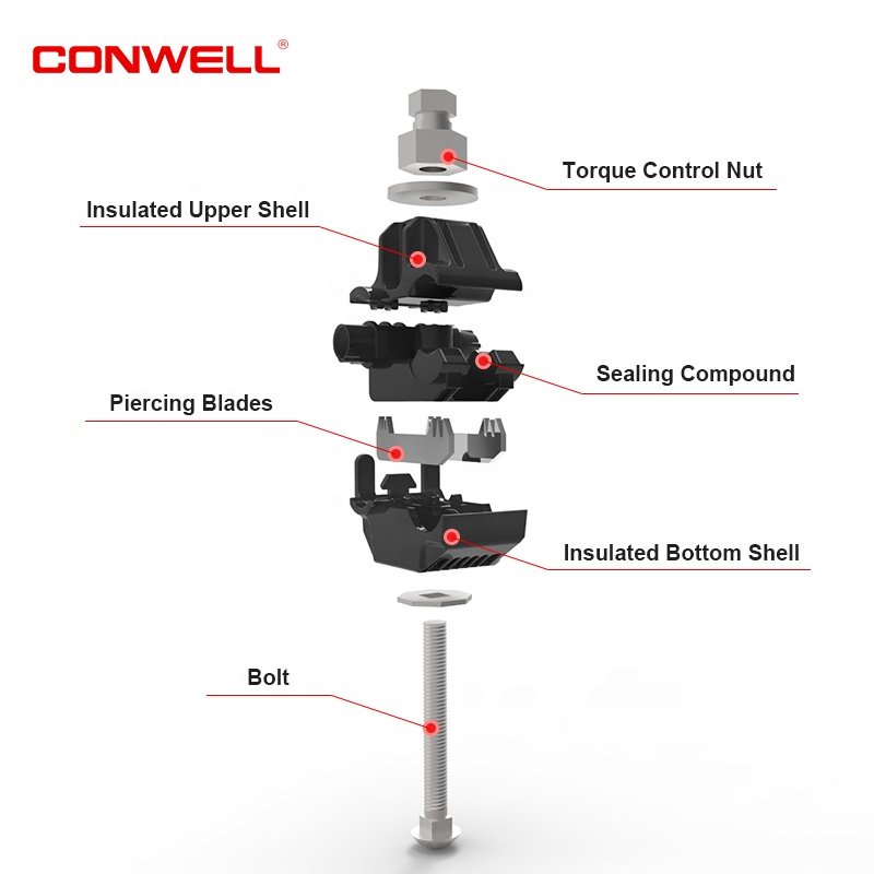 1KV insulation Cable Clamp / Piercing Electrical Connector / Cable Piercing Connector