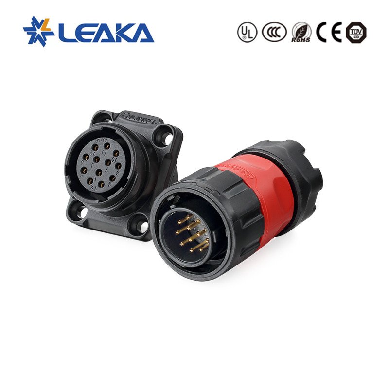 Cnlinko Customizable YM24 Ribbon Cord Power Connector 2P Circular Aviation Plug with 3 4 10 12 19 24 Pin Waterproof IP68 Rated