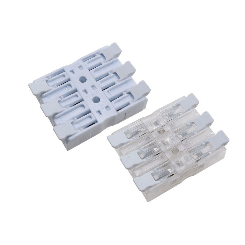 3 in 3 out push in wire connector quick wire connectors plastic electrical terminal block 928-3P