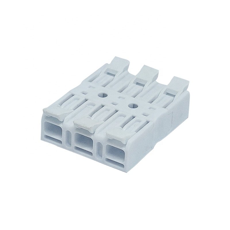 3 in 3 out push in wire connector quick wire connectors plastic electrical terminal block 928-3P