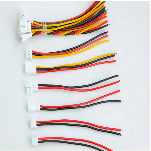 1.25mm 2.0mm 2/3/4/5/6/7/8/9/10 Pin Single Head Plug Connector Male/Female with cable