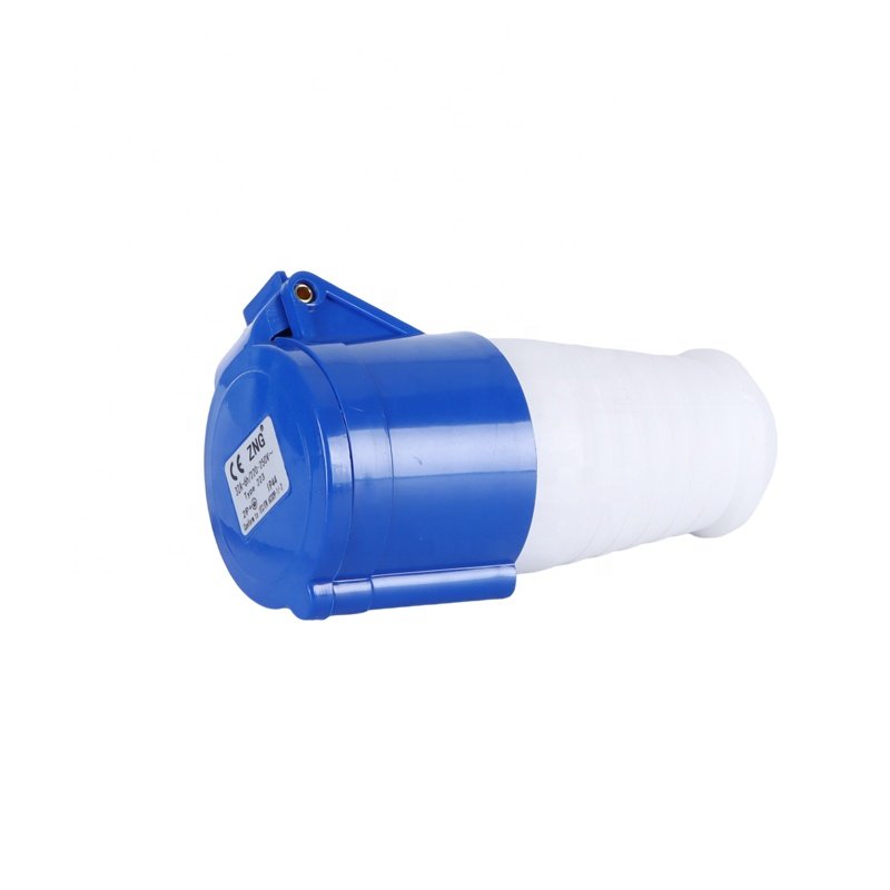 ZNG-223 IP44 Single Phase 32A 3 Pin Industrial Female Socket 220V 32 Amps Industrial Connector