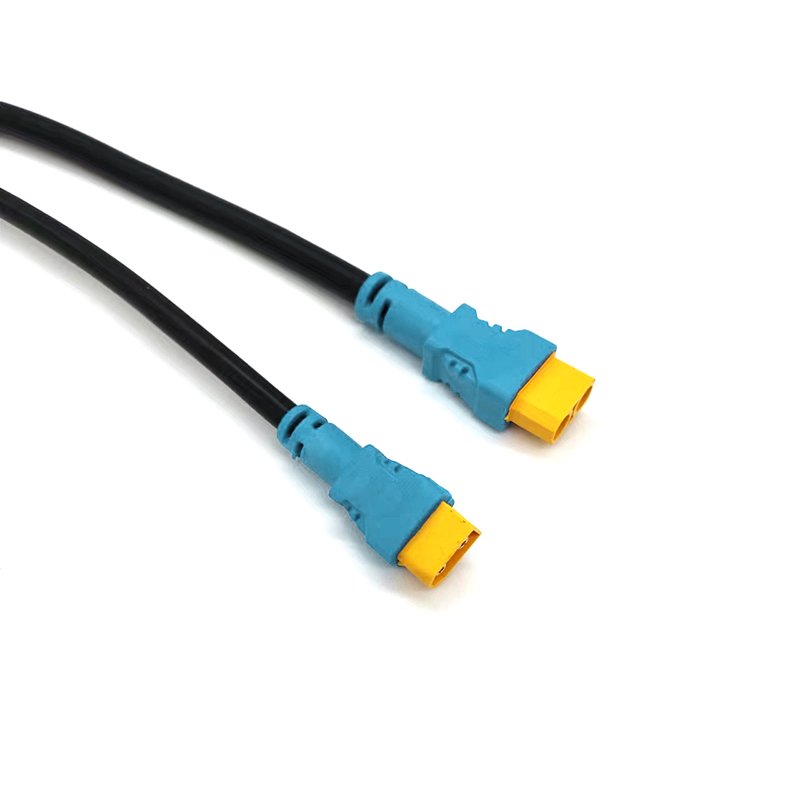 Custom Design 2Pin XT60 Male Female Plug 16AWG High Temperature Silicone Wire Harness Cable Assembly Wire To Wire Connector