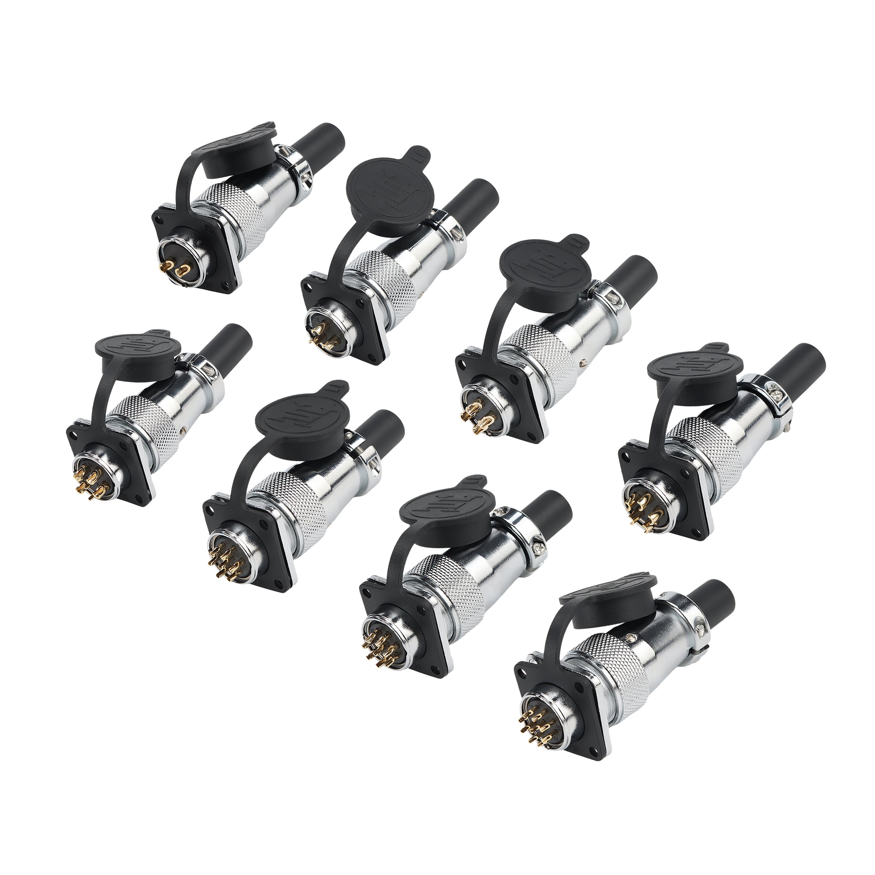 WS20 7pin Industrial Electronic Connector 2 Pin 3Pin 4Pin 5Pin 6Pin 7Pin 9Pin 12Pin 25A 5A 10A Power Adapter