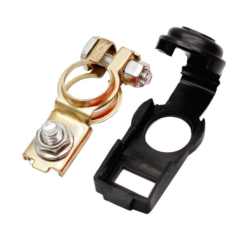 Battery Batteries Terminal Connector Accessories Brass Terminal Clamps-Connectors Battery Terminal with Cover