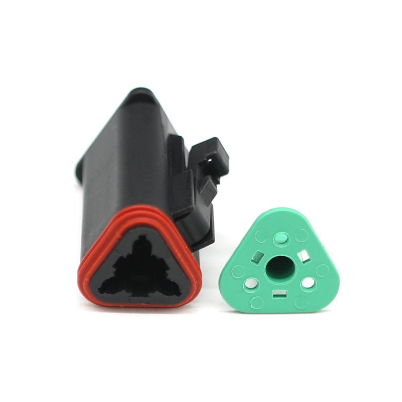 DT06-3S-P032 3 Way DT Series Factory Wholesale Enhanced Seal Retention Shrink Boot Adapter Automotive Waterproof Wire Connector
