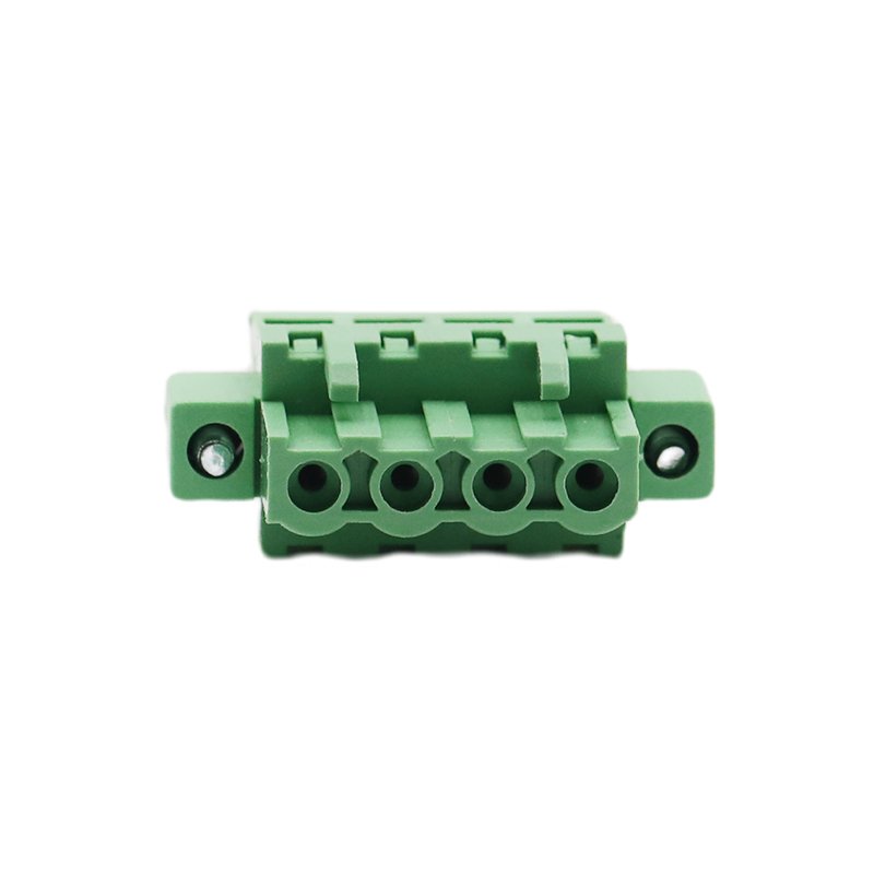 Chinese manufacturer High quality Bloco de terminais push-in pitch pluggable type panel mount terminal block connector