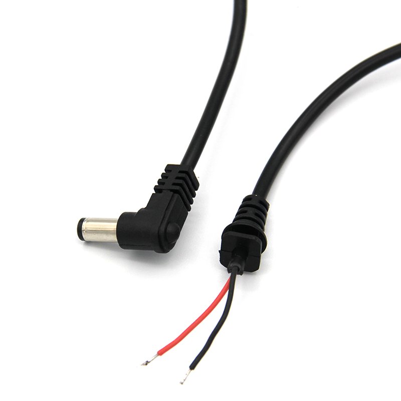 Free Sample 5.mm x 2.1mm Male Wire Pigtail Connector Power Plug 1.5m DC Jack Cable