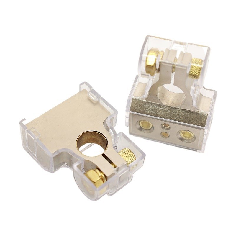 Car Battery Terminal Connectors 0/4/8/10 AWG,Battery Terminal Clamps,Positive Negative Car Battery Connectors Terminals