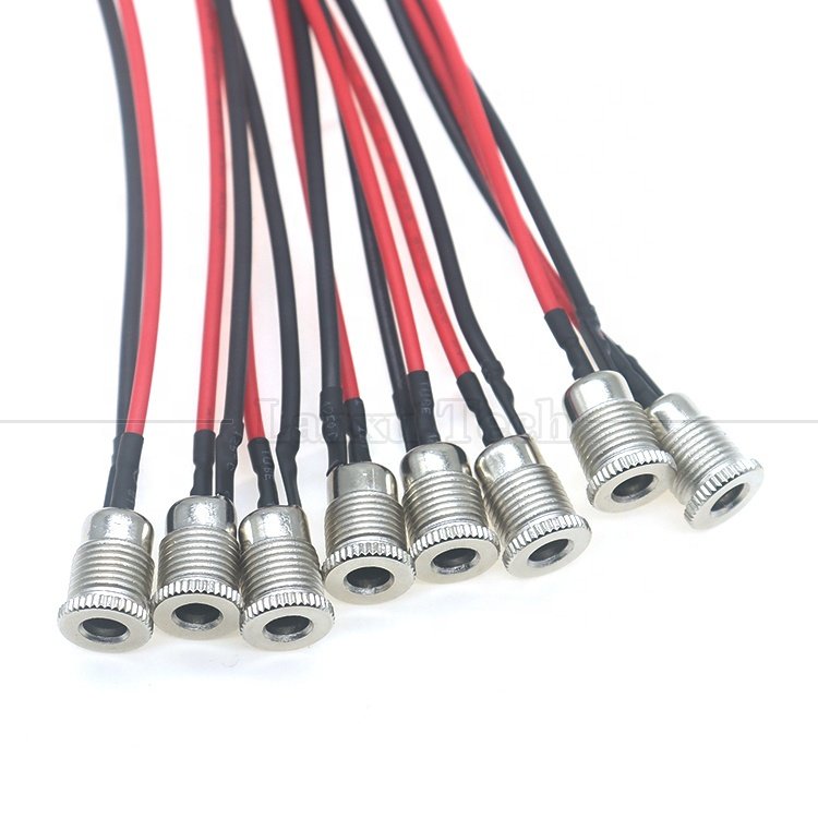 18AWG 10A Metal Threaded Female Socket Mount DC099 5.5x2.1mm 5.5x2.5mm Panel Mount Connector Pigtail DC Power Jack Cable
